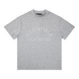 Fog Essentials T Shirts Spring Summer FOG Letter Crew Neck Pullover Short Sleeves