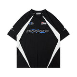 Men T-shirt Retro Short Sleeve T-shirt Men and Women