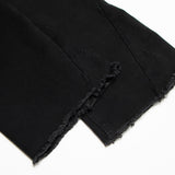 Men Jeans Loose Casual Solid Color Burr