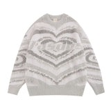 Women Sweater Japanese Fresh Sweet Wind Gradient Color Knitted Sweater