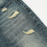 Men Jeans Hole Gradient Button