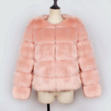 Women Fur Jacket Fashion Casual Plush Coat