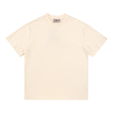 Fog Essentials T Shirts Spring/Summer Double Line Plastic Letter Crew Neck Short Sleeves
