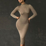 Women Dress Knitted Fashion Sexy Hot Girl Temperament