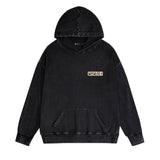 Purple Brand Distressed Hoodie Fashion Old Loose Hooded Sweater