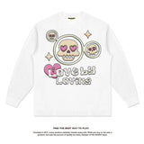 Unisex Long Sleeve Shirt Autumn and Winter Long Sleeve T-Shirt Loose