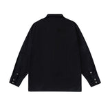 Men Long Sleeve T Shirt Solid Color Long Sleeve Men's Ins Fashion Brand Street Loose Half-Sleeve Top