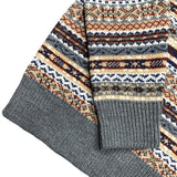 Kapital Sweater Vintage Jacquard Knitwear Ethnic Style Pullover Sweater