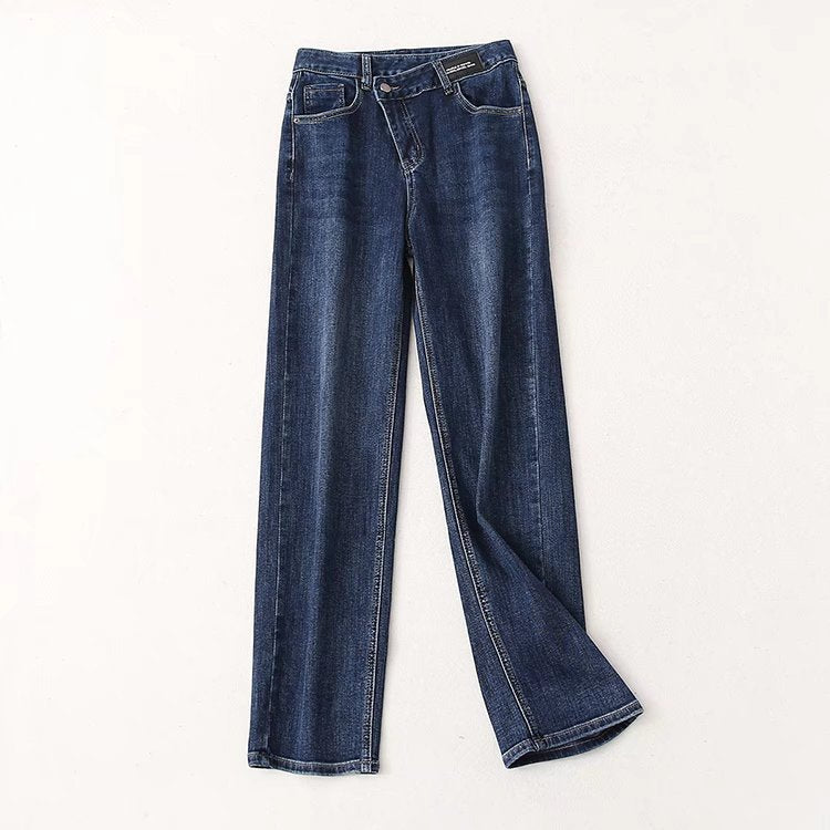 Women Jeans Versatile Loose and Simple