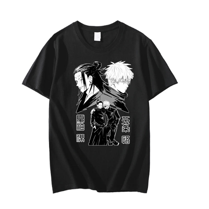 Jujutsu Kaisen Casual Shirtgeto Suguru Gojo Satoru Print