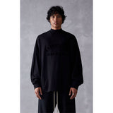 Fog Essentials Long Sleeve T-Shirt Silicone Logo Loose Crew Neck Long Sleeve T-Shirt