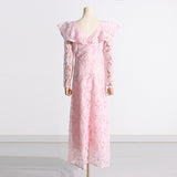 Bohemian Dress Vintage Embroidered V-neck Dress