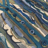 Kapital Sweater Vintage Hitian Hehong Wind Heavy Industry Retro American V-neck Sweater