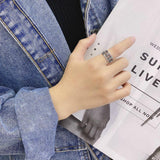 Chrome Heart Ring Men's and Women's Fashion High Street