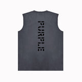 Purple Brand Tank T Shirts Sleeveless T-shirt Vest