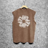 Purple Brand Distressed Tank T Shirts Distressed Sleeveless T-shirt Vest