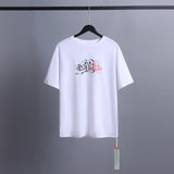 Ow T Shirts 3D Twisted Sketch Graffiti Arrow Print