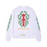 CHH Chrome Heart T Shirts Rose Cross Vine Sword Long Sleeve