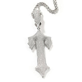 Jewelry T Letter Pendant Fashion Zircon Rap Cross Word Up Spectrum