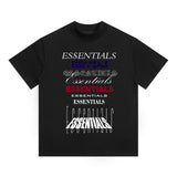 Fog Essentials T Shirts Spring/Summer FOG Letter Pattern Crew Neck Short Sleeves