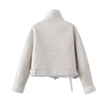 Women Cotton Coat Fashionable Warm Padded Jacket