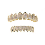 Grillz 8-tooth zircon braces Hiphop Grillz Spectrum