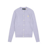 Ralph Lauren Knitted sweaters small twist knitted cardigan polo solid color crew neck