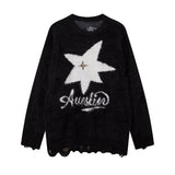 Women Sweater Jacquard Soft Knitted Idle Style