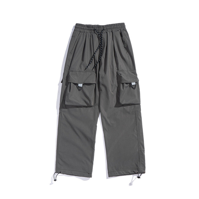 Cargo Pants Adjustable Drawstring Japanese