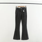 Women Jeans Slim Fit Elastic Stitching Bell-Bottom Pants