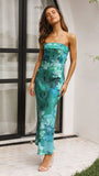 Women Dress Elegant Socialite Satin Dress