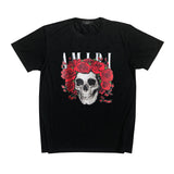 Amiri T Shirt Short Sleeve Skull Letter Print Casual Hip Hop