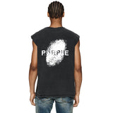 Purple Brand Distressed Tank T Shirts Distressed Sleeveless T-shirt Vest