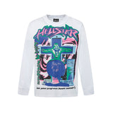 Hellstar long-sleeve T-shirt graffiti portrait print loose version casual long sleeve