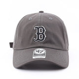 Dodgers and Yankees Baseball Cap 47brand Baseball Cap Female Summer Soft Top Big Logo B Letter Embroidered Peaked Cap