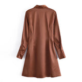 Women Dresses Fashionable Elegant Shirt Dress