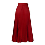 Women Bottoms High Waist Large Skirt Draping Skirt