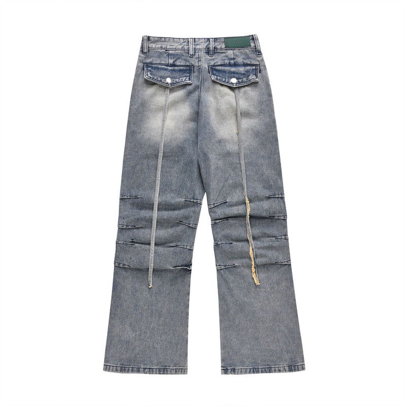 Men Jeans Punk Cowboy Loose Cool