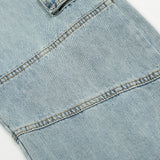 Men Jeans Multi-Pocket Stitching Loose Casual