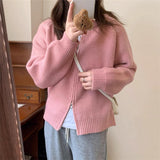 Women Knitted Cardigan Knitted Loose Niche Sweater