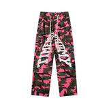 Cargo Pants Retro Camouflage Workwear Casual