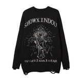 Women Sweater Retro Loose Sweater
