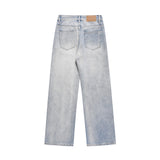 Men Jeans Loose All-Match Distressed