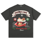 Unisex T Shirt Print Loose Crew Neck