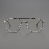 CHH Chrome Hearts Glasses Vintage Versatile Double Beam Large Frame Myopia Glasses Frame