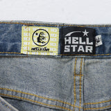 Hellstar Shorts Ripped Denim Shorts
