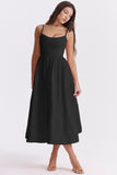 Women Dress Sexy Backless Spaghetti Straps Gentle Dress