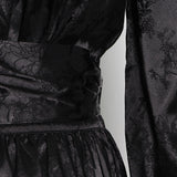 Bohemian Dress Fashion V-neck Design Tied Dress