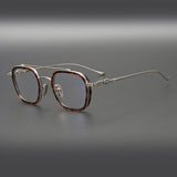 CHH Chrome Hearts Glasses Double-bridge Square Eyeglass Frames