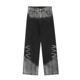 Men Jeans Fashion Gradient Inkjet